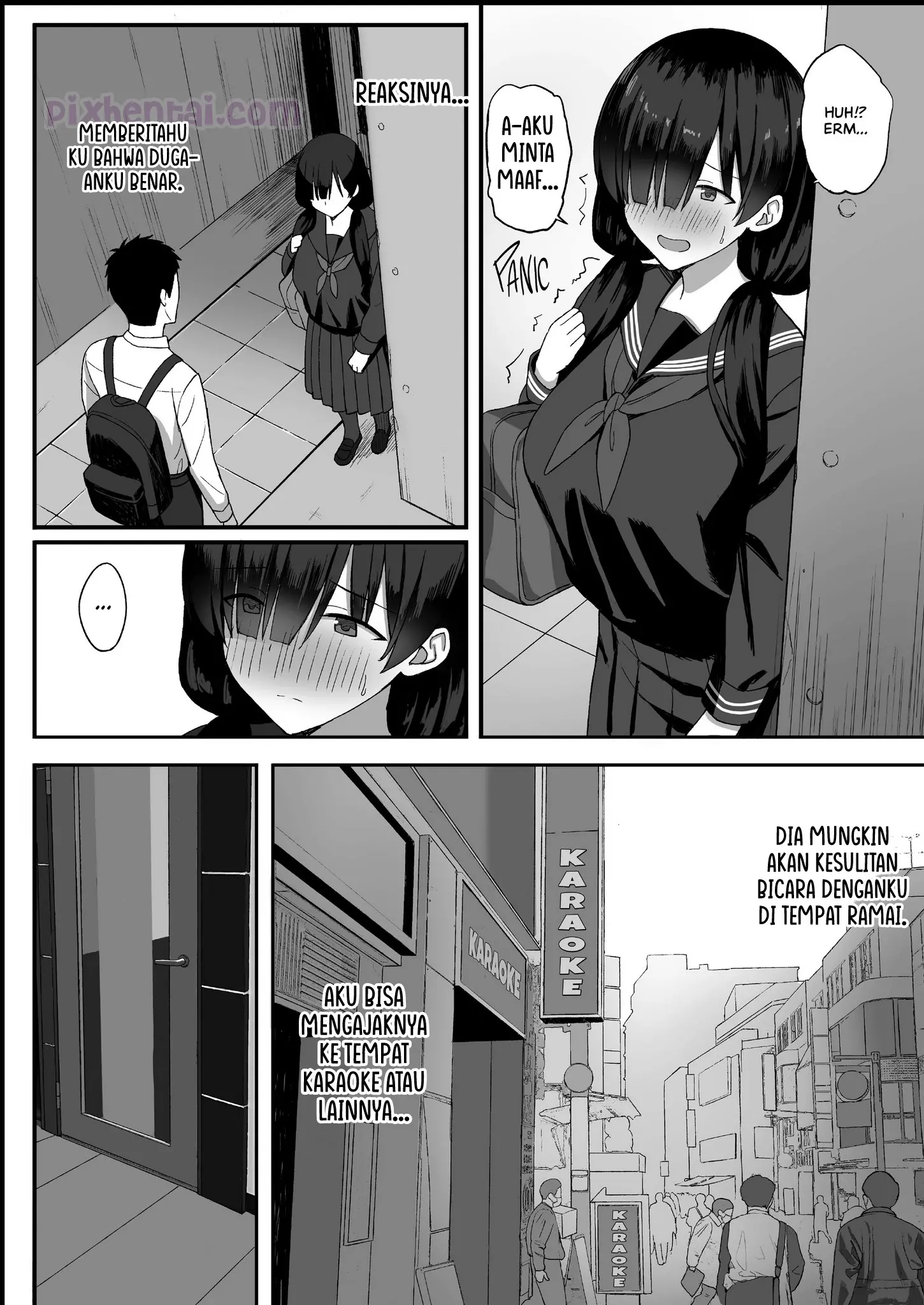 Komik hentai xxx manga sex bokep My Big-Boobed Stalker is Now My Girlfriend 9